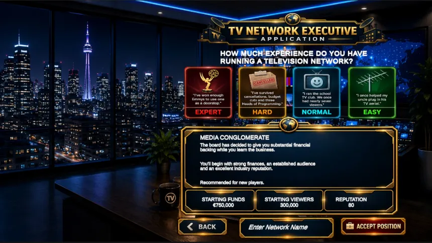 Скриншот 2 к игре TV Network Simulator