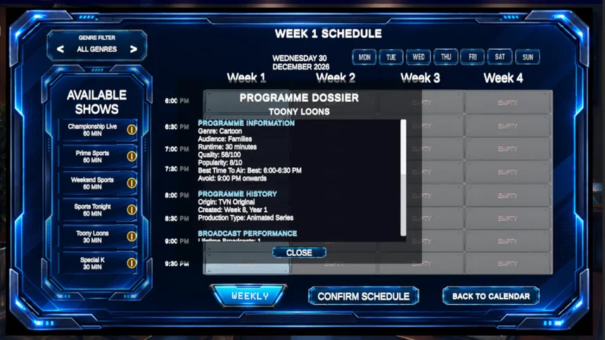 Скриншот 3 к игре TV Network Simulator