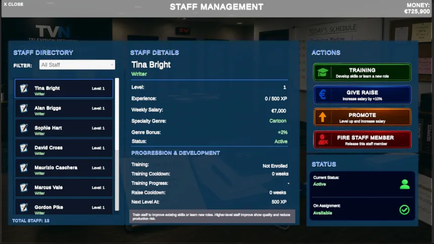 Скриншот 7 к игре TV Network Simulator