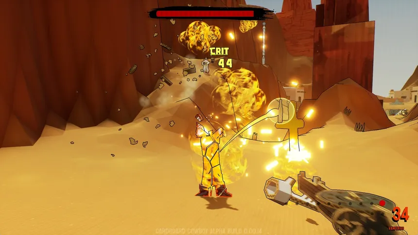 Скриншот 2 к игре Cardboard Cowboy