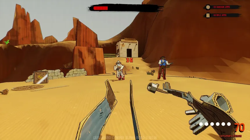 Скриншот 6 к игре Cardboard Cowboy