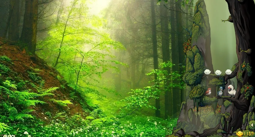 Скриншот 1 к игре Fantasy Bird Woods