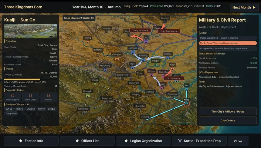 Скриншот 8 к игре Three Kingdoms Born