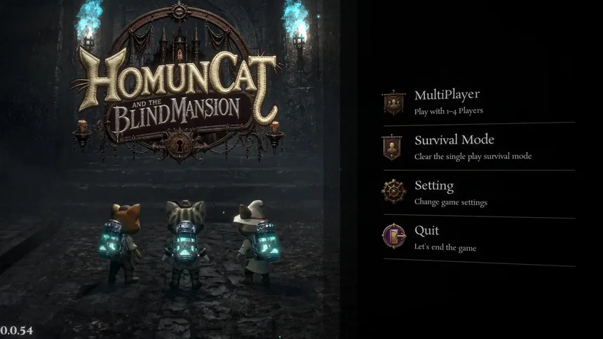 Скриншот 1 к игре HomunCat: and the Blind Mansion