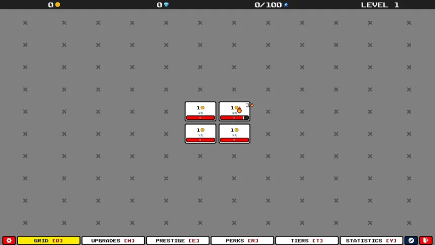 Скриншот 1 к игре Hover Idle: Grid Master