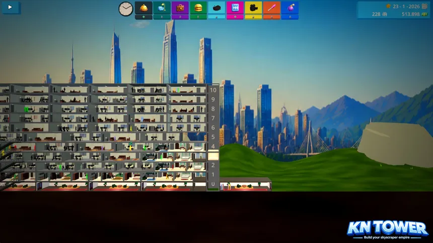 Скриншот 1 к игре KN Tower - Build your skyscraper empire