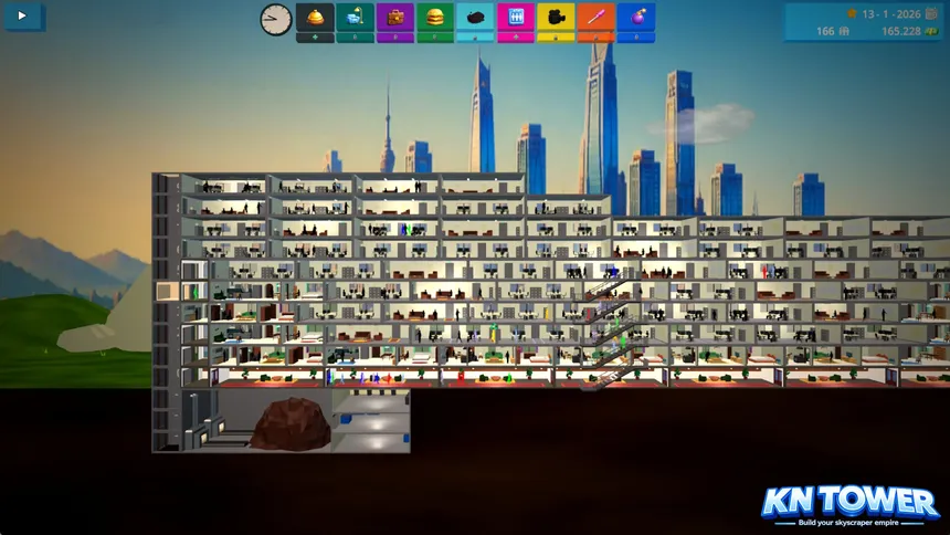 Скриншот 2 к игре KN Tower - Build your skyscraper empire