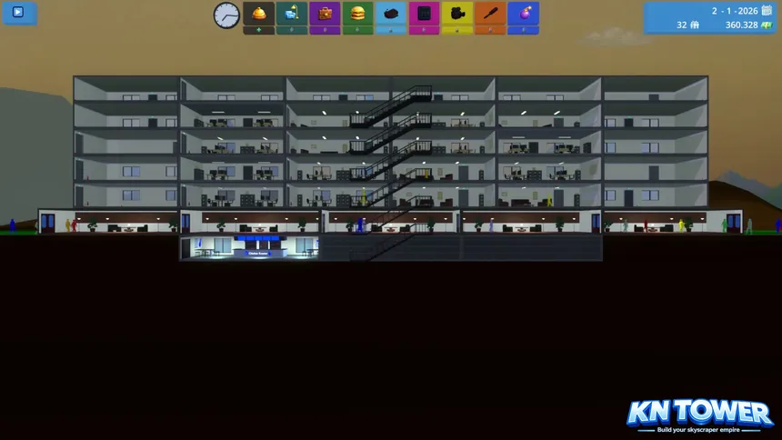 Скриншот 3 к игре KN Tower - Build your skyscraper empire