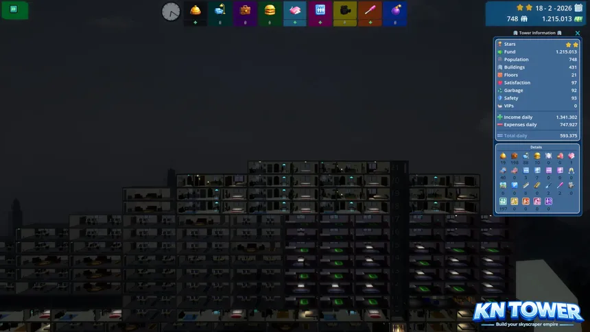 Скриншот 4 к игре KN Tower - Build your skyscraper empire