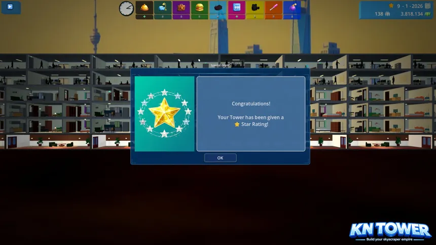 Скриншот 5 к игре KN Tower - Build your skyscraper empire