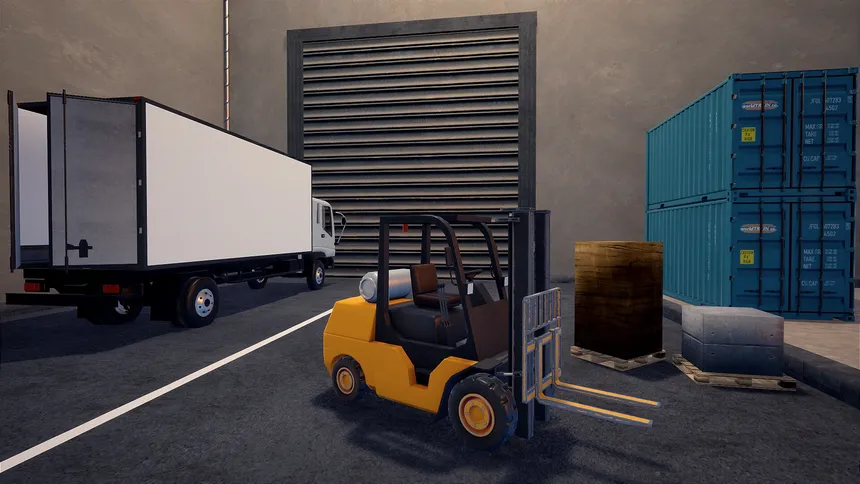Скриншот 1 к игре Forklift Logistics Simulator