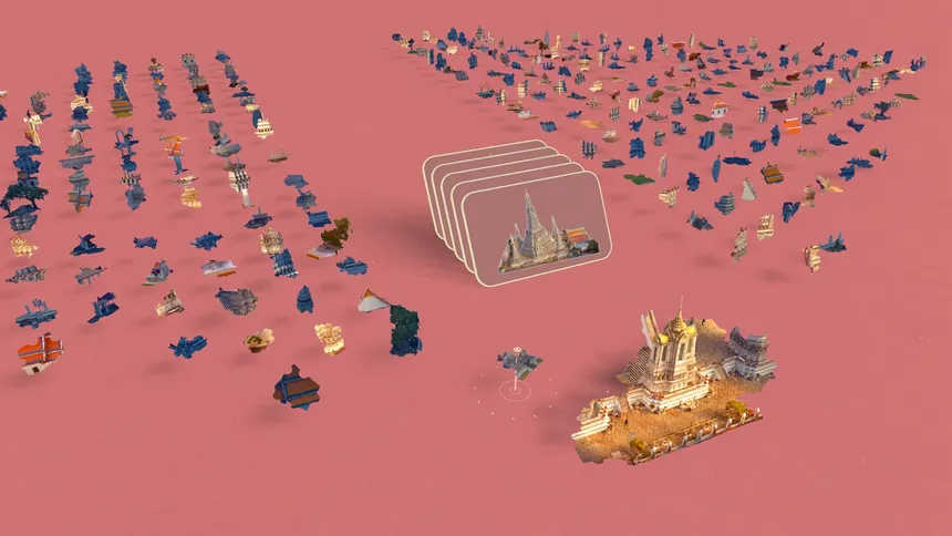 Скриншот 3 к игре Puzzling Places - 3D Jigsaw Sim