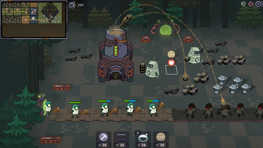 Скриншот 2 к игре SuperWEIRD: Роглайт про автоматизацию