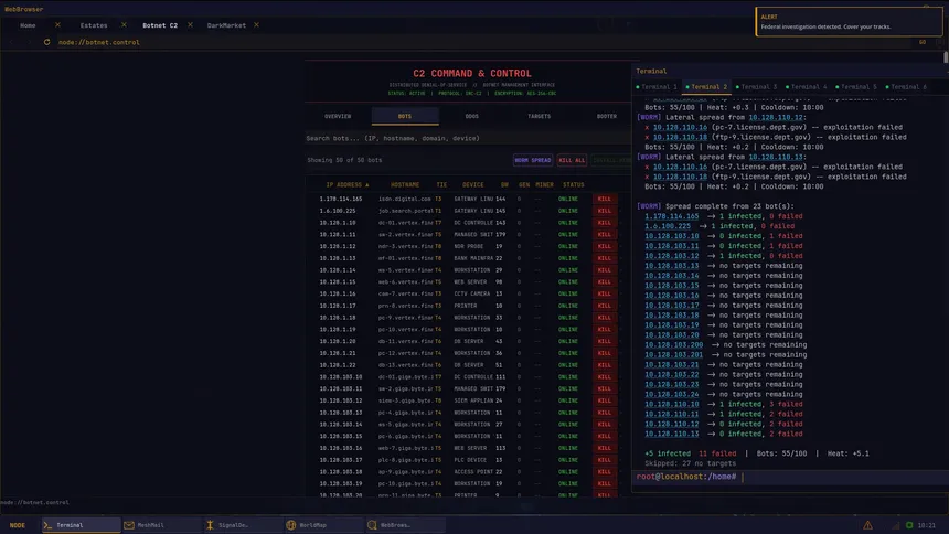 Скриншот 1 к игре NODE: PROTOCOL