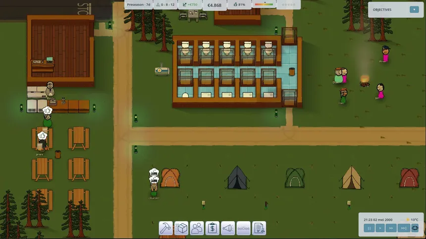 Скриншот 2 к игре Campsite Architect