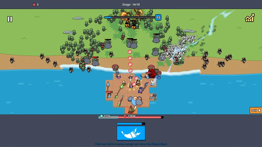 Скриншот 4 к игре Пляжная оборона: Нашествие зомби
