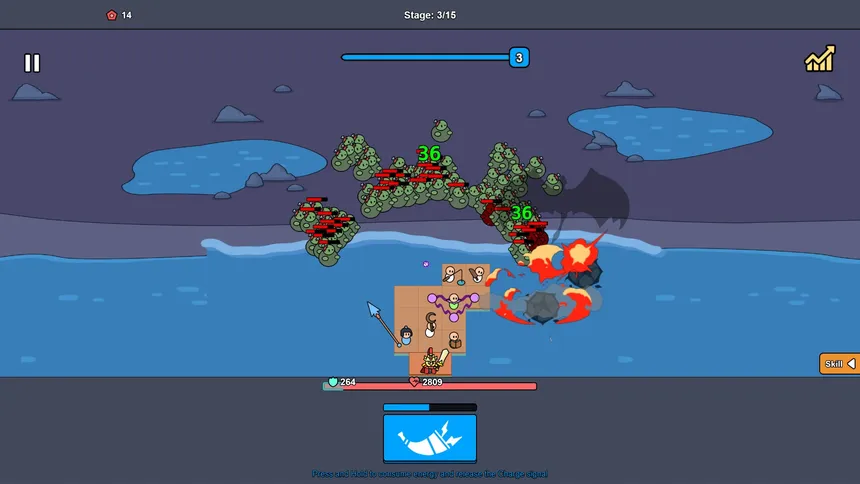 Скриншот 5 к игре Пляжная оборона: Нашествие зомби
