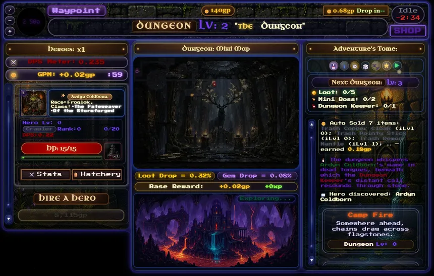 Скриншот 2 к игре Wallpaper Dungeon