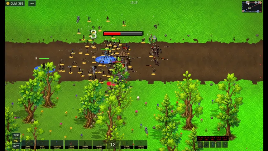 Скриншот 5 к игре Stick Wars: The Laneborn