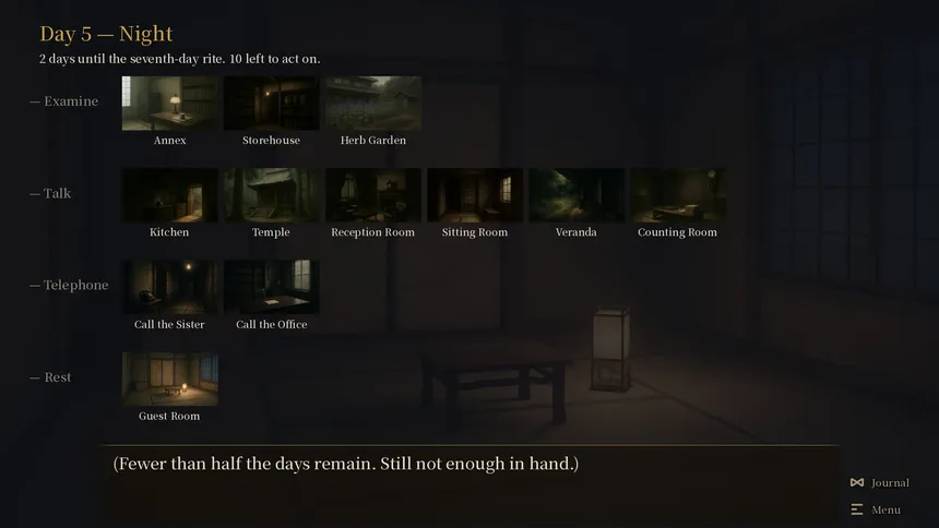 Скриншот 3 к игре The Seventh Day at the Tsubaki House - Whoever You Accuse Is Guilty