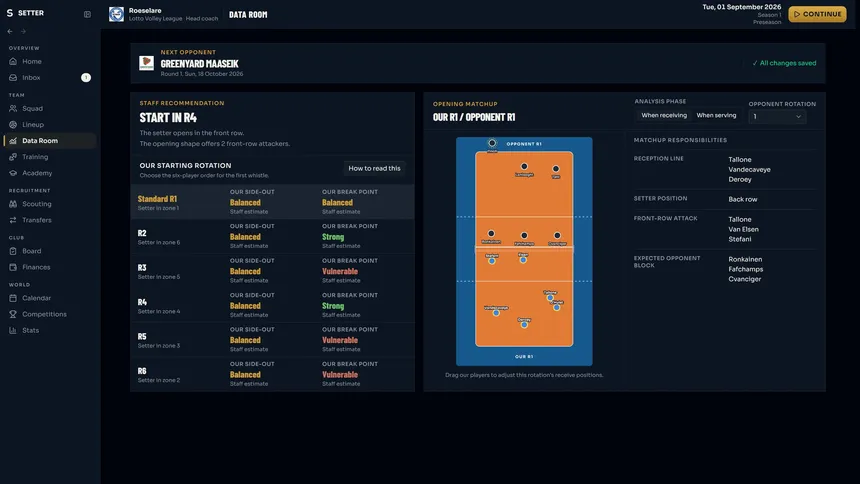 Скриншот 5 к игре Setter: Volleyball Manager 27