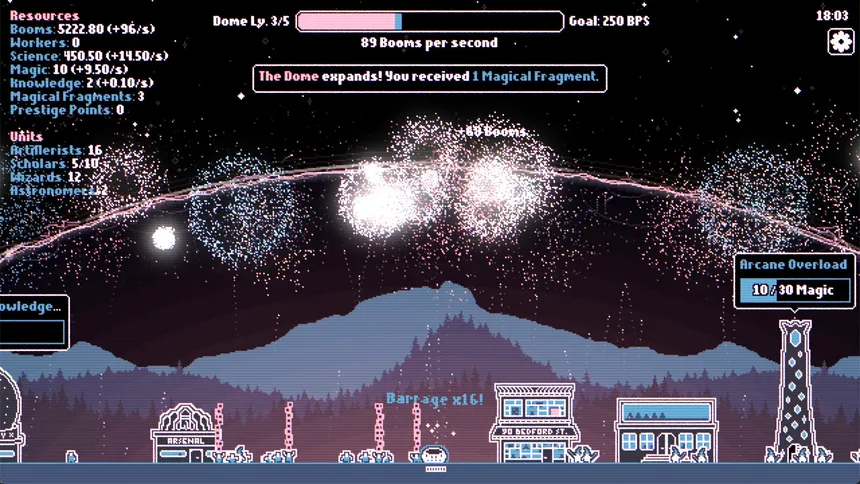 Скриншот 3 к игре Fireworks Incremental