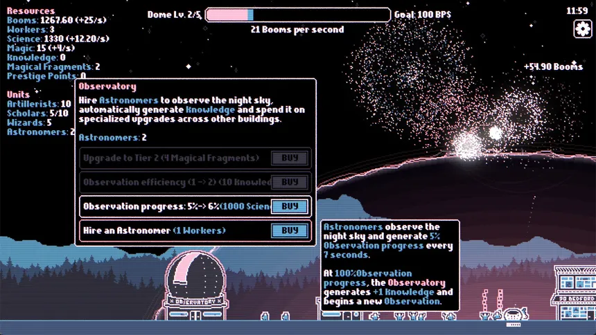 Скриншот 5 к игре Fireworks Incremental