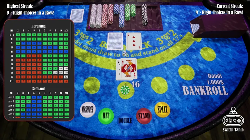 Скриншот 4 к игре Blackjack Training
