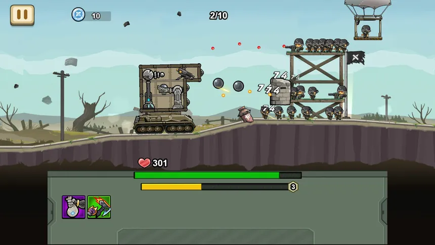 Скриншот 5 к игре Танк-гром: Железный щит