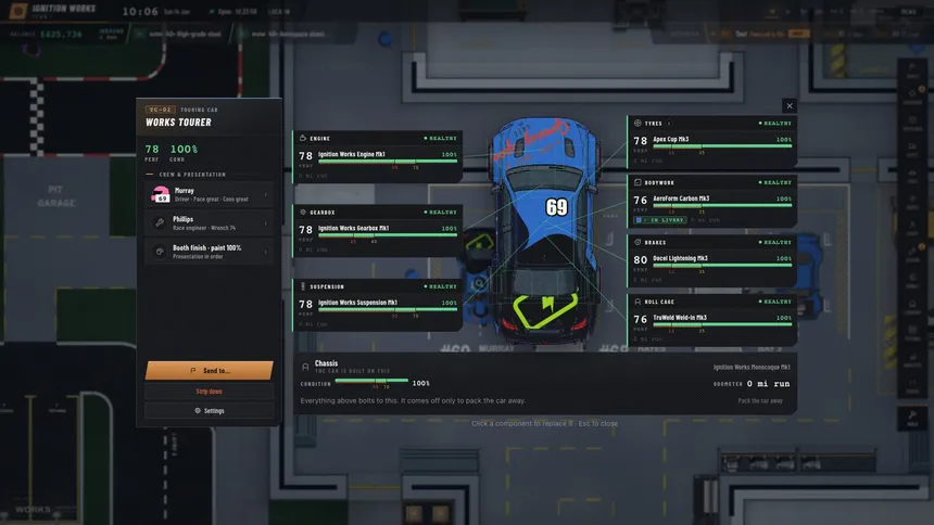 Скриншот 2 к игре WORKS: Motorsport Factory