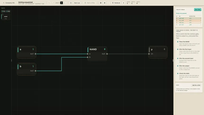 Скриншот 1 к игре IT THINKS! - Build Your Own GPU