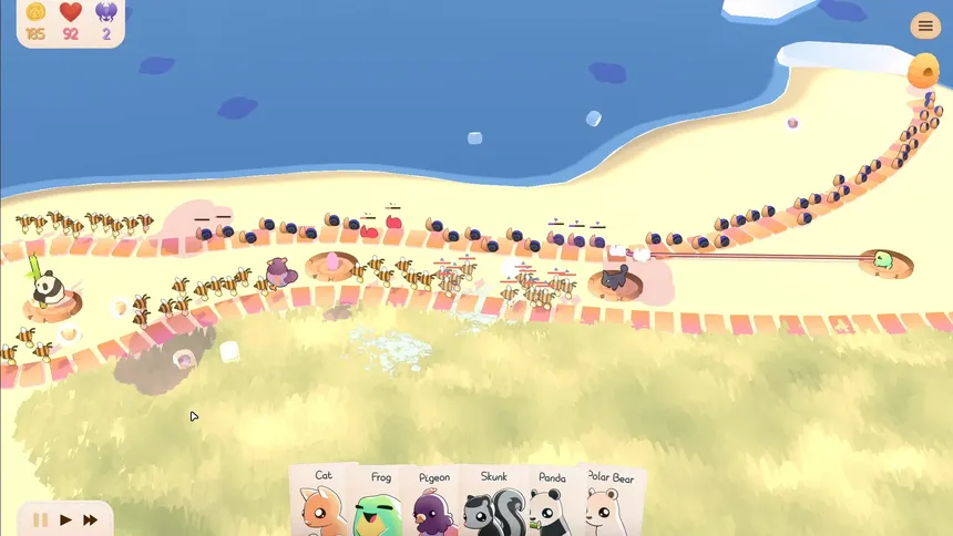 Скриншот 1 к игре Feed The Frog King: Incremental TD