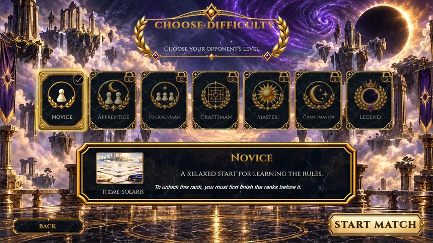 Скриншот 2 к игре Ninewrought: Nine Men's Morris