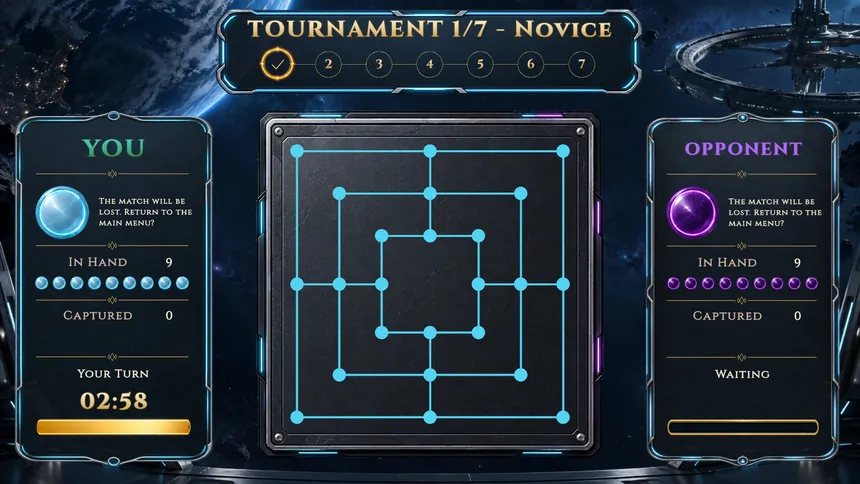 Скриншот 5 к игре Ninewrought: Nine Men's Morris