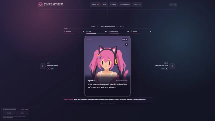 Скриншот 1 к игре NYANCO: LOVE LOOP