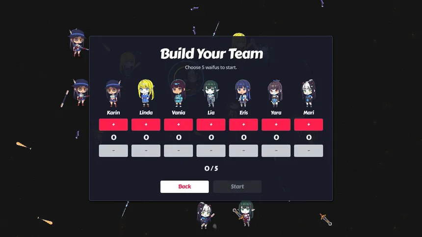 Скриншот 3 к игре Rinha de Waifus