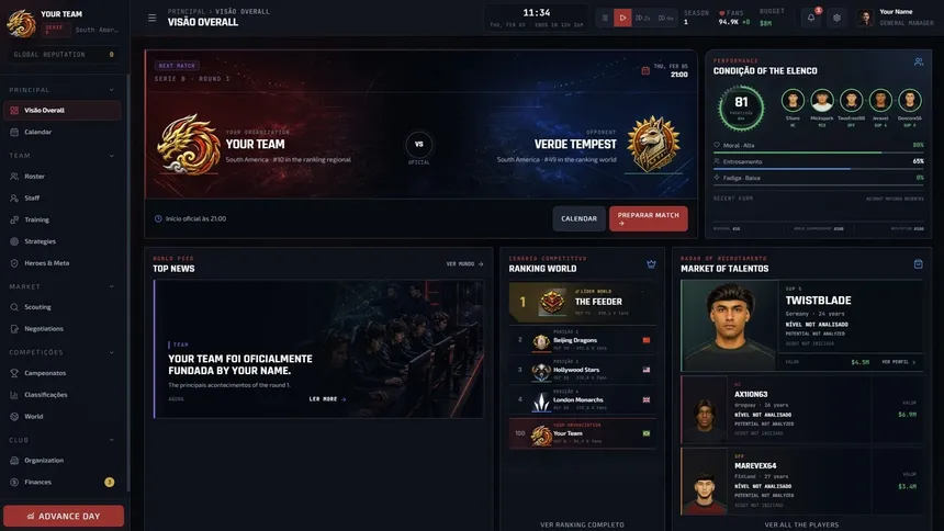 Скриншот 3 к игре Esports Dynasty Manager