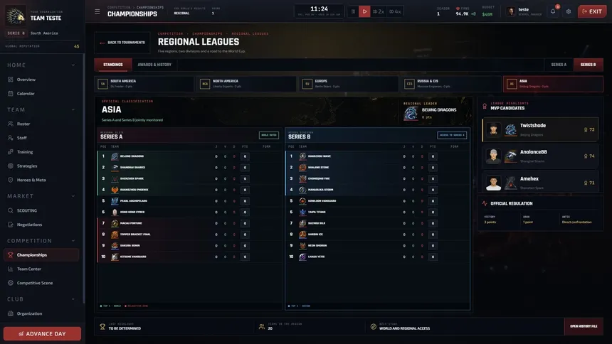 Скриншот 8 к игре Esports Dynasty Manager