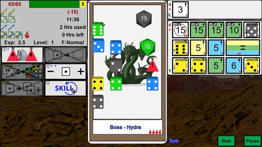 Скриншот 5 к игре Dicebound Quests: Heroes of Dice