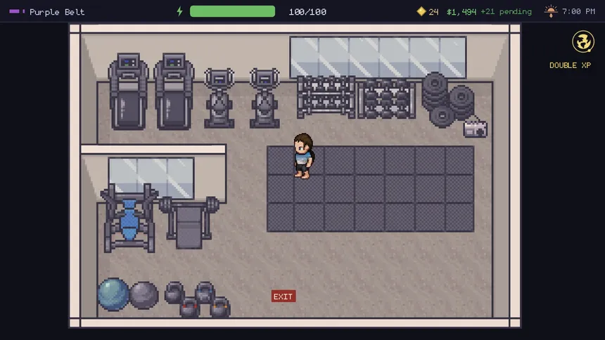 Скриншот 2 к игре Submission Saga: The Jiu Jitsu RPG