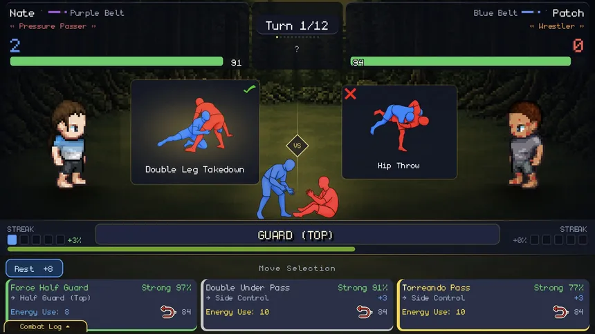 Скриншот 6 к игре Submission Saga: The Jiu Jitsu RPG