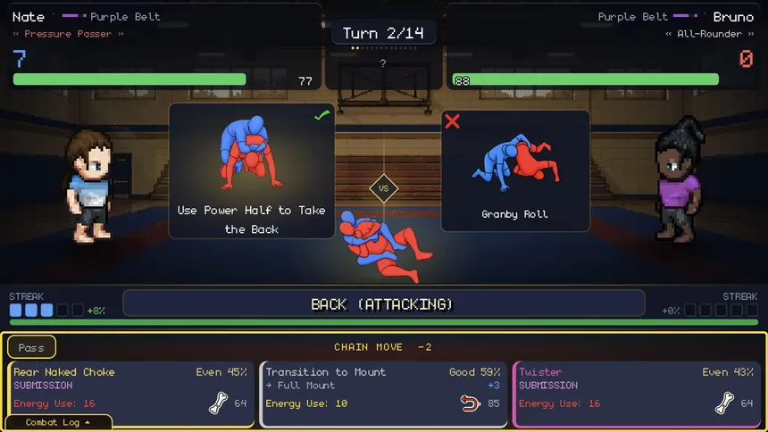 Скриншот 7 к игре Submission Saga: The Jiu Jitsu RPG