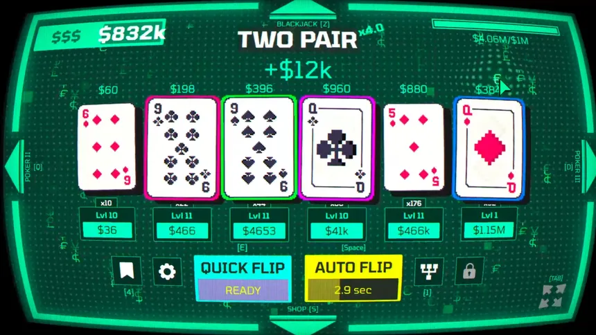 Скриншот 1 к игре A Game About Flipping Cards