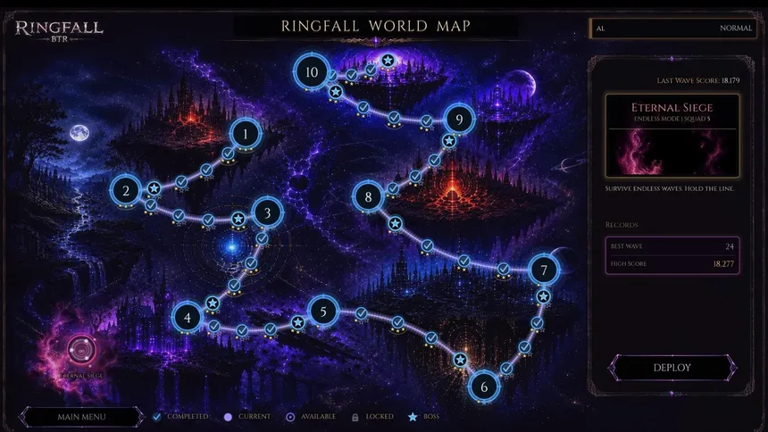 Скриншот 1 к игре BTR Ringfall