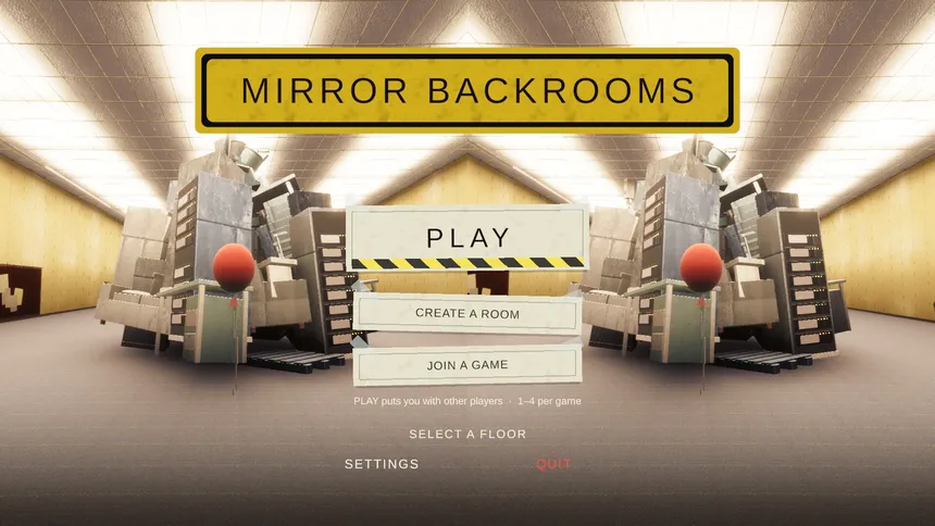 Скриншот 1 к игре Mirror Backrooms