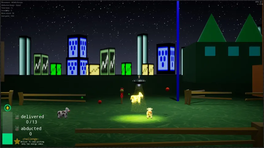 Скриншот 4 к игре Cow Abduction Frenzy