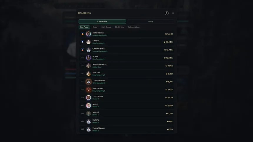 Скриншот 8 к игре Immortal Zenith: Idle to Ascension