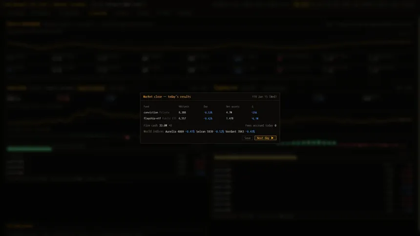 Скриншот 3 к игре Fund Manager: Buy Side