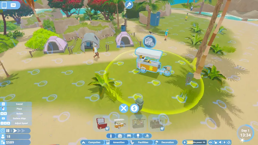 Скриншот 3 к игре Camp Paradise: Island Resort Tycoon