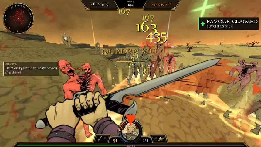 Скриншот 1 к игре Hellwake: Hordes of Styx